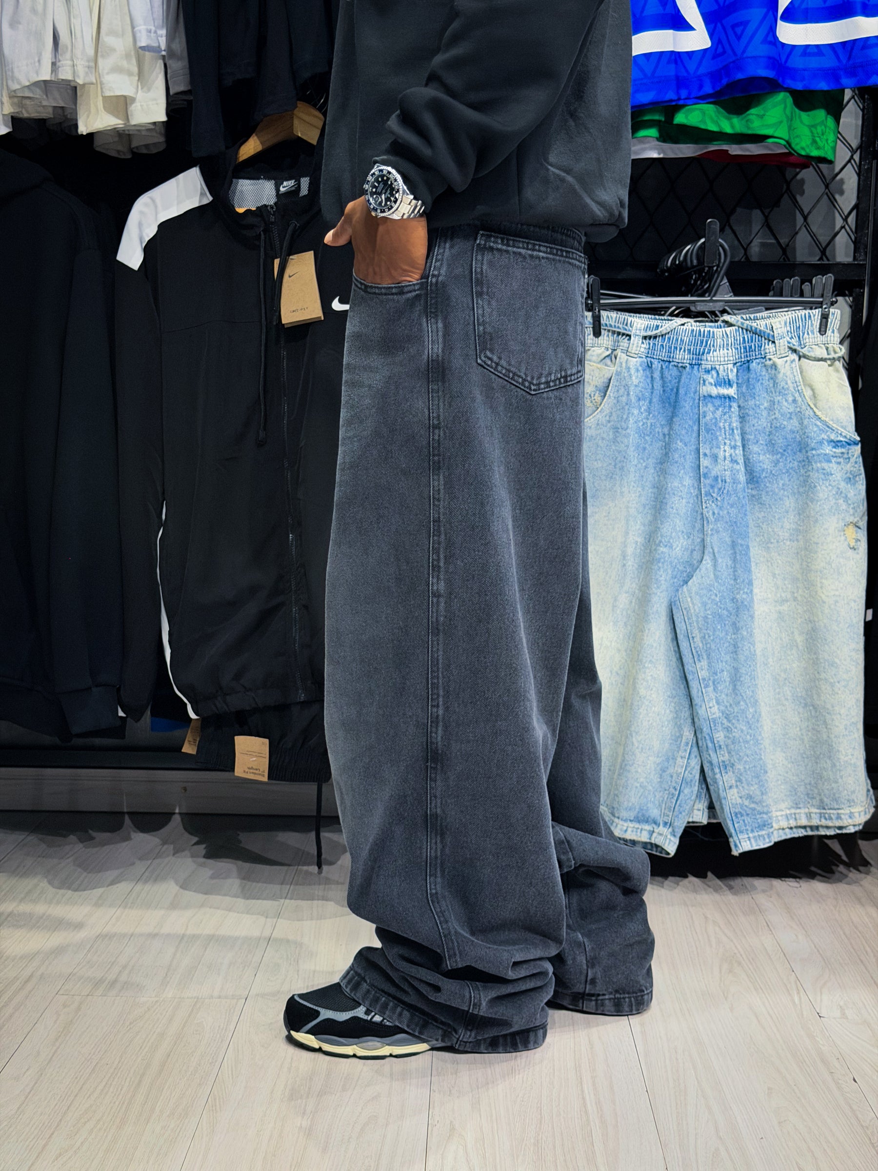 Calça Super Baggy Black Fade