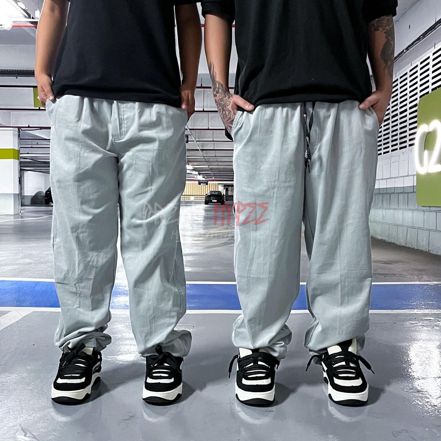 Calça Carper Veludo Cinza