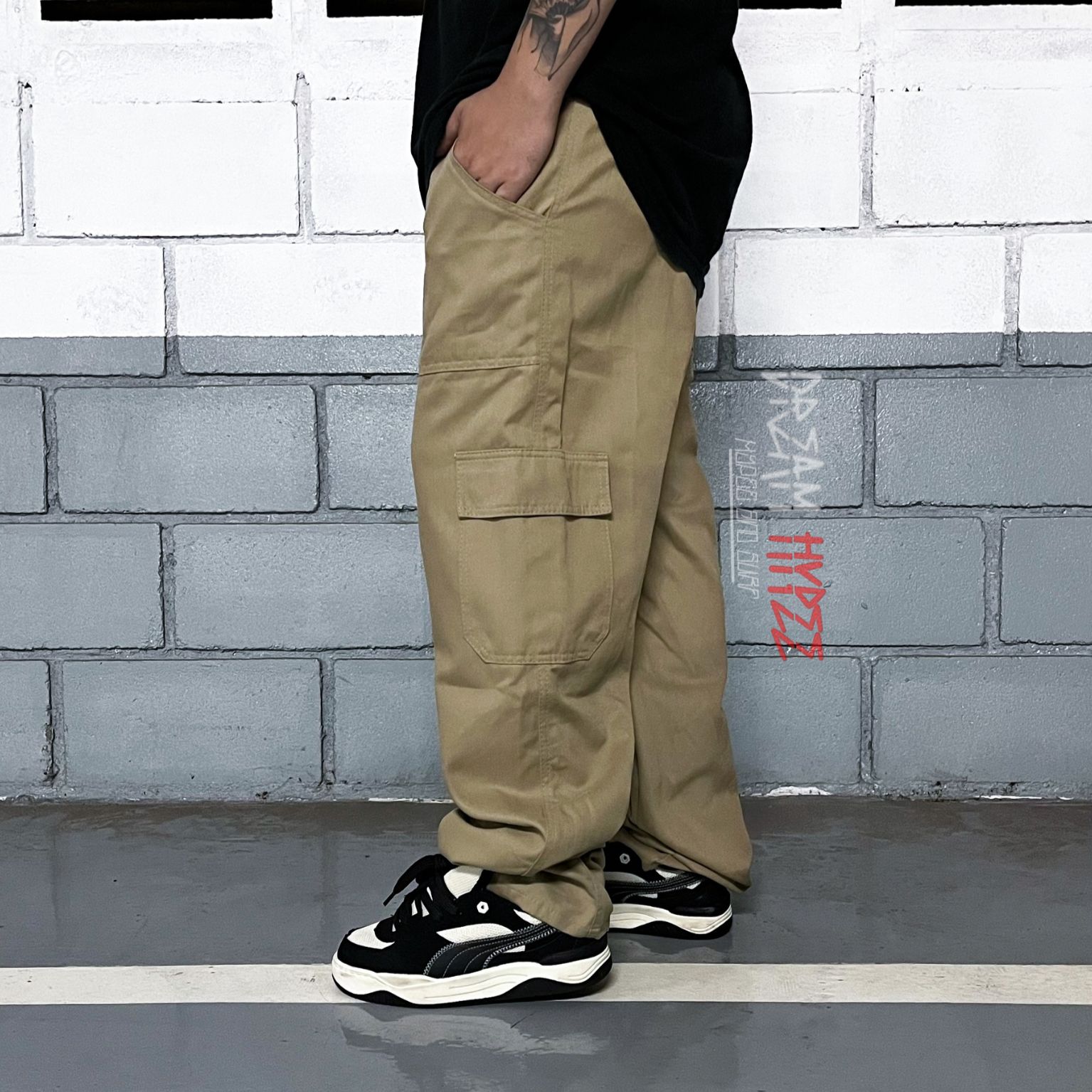 Calça Cargo Caqui