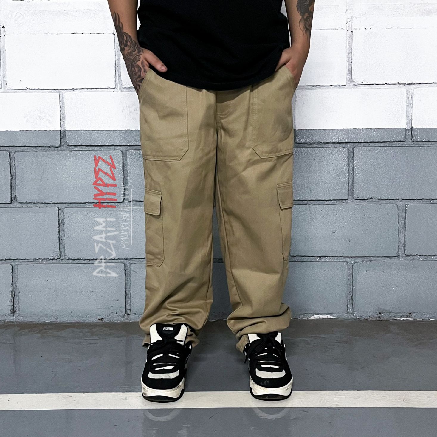 Calça Cargo Caqui