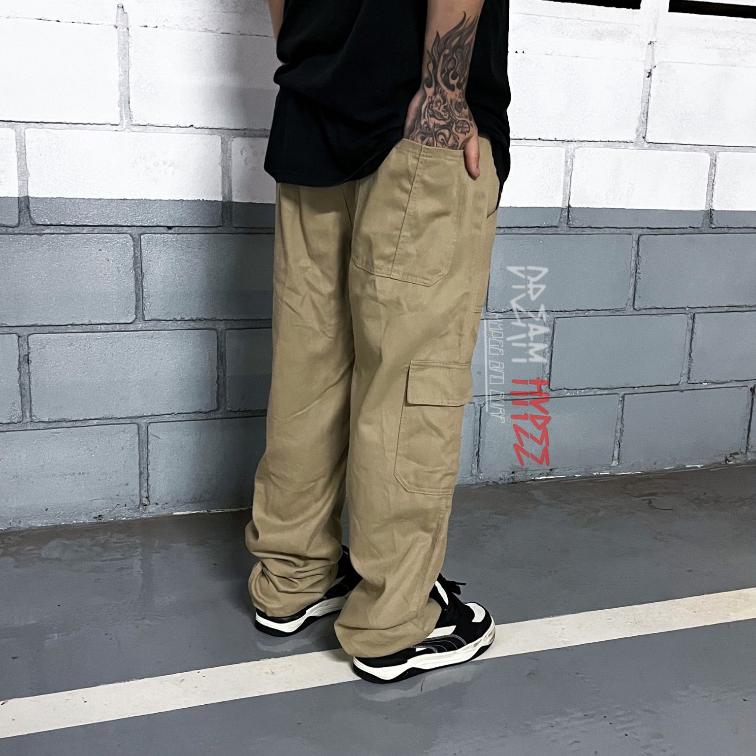 Calça Cargo Caqui