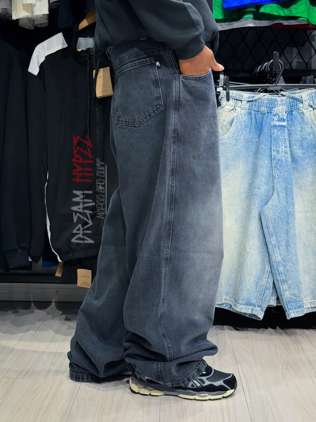 Calça Super Baggy Black Fade