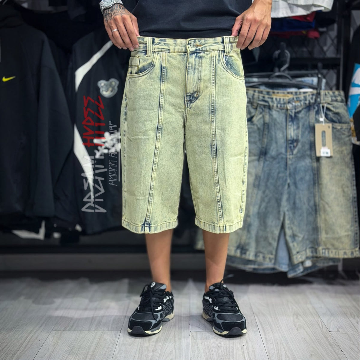 Bermuda Jeans Dirty Mustard DMC