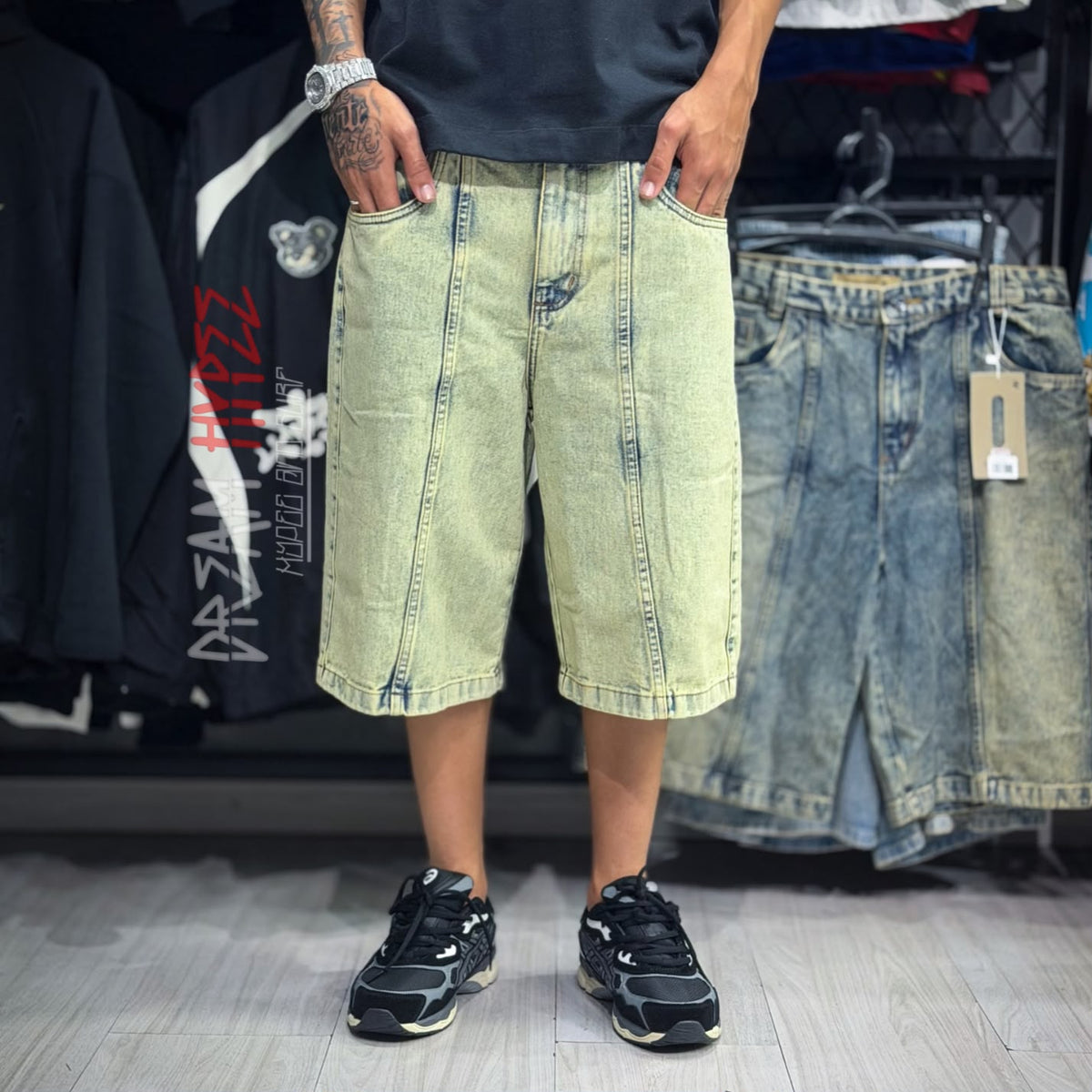 Bermuda Jeans Dirty Mustard DMC