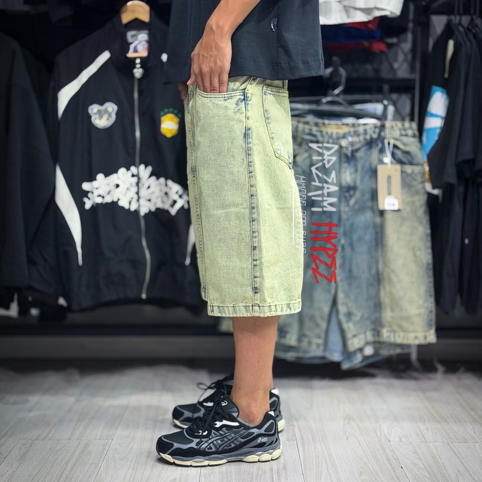 Bermuda Jeans Dirty Mustard DMC