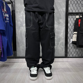 Calça Cargo Black Contrast