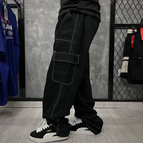 Calça Cargo Black Contrast