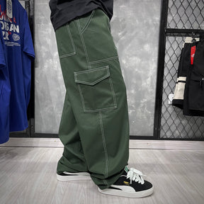 Calça Cargo Green Contrast