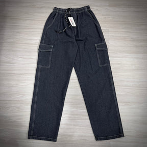 Calça Cargo Jeans Black