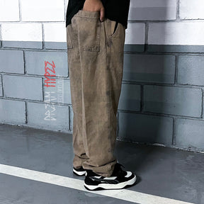 Calça Balão Jeans Rust