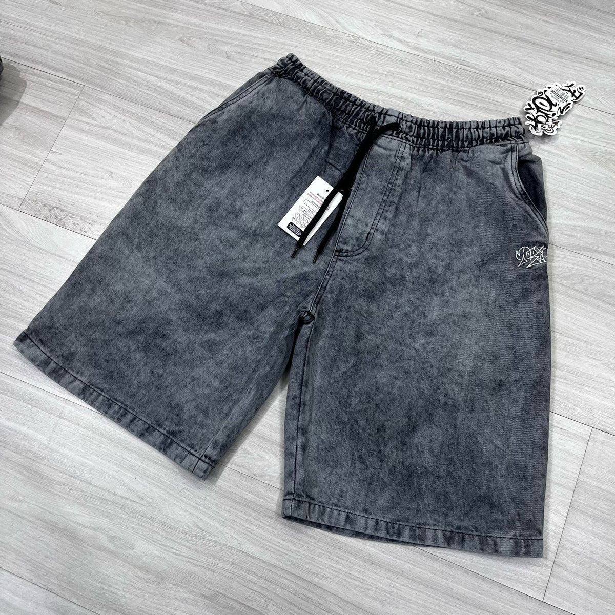 Bermuda Jeans Marmorizada Trip Side