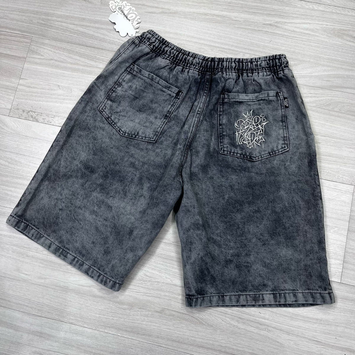 Bermuda Jeans Marmorizada Trip Side