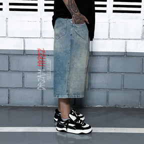 Bermuda Jeans Jorts baggy