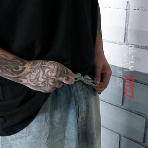 Bermuda Jeans Jorts baggy