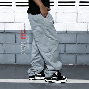 Calça Carper Veludo Cinza