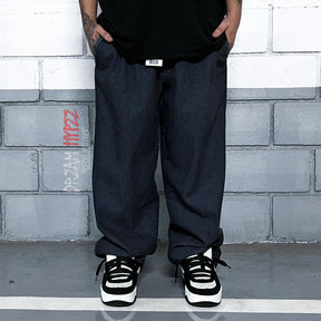 Calça Balão Jeans Black