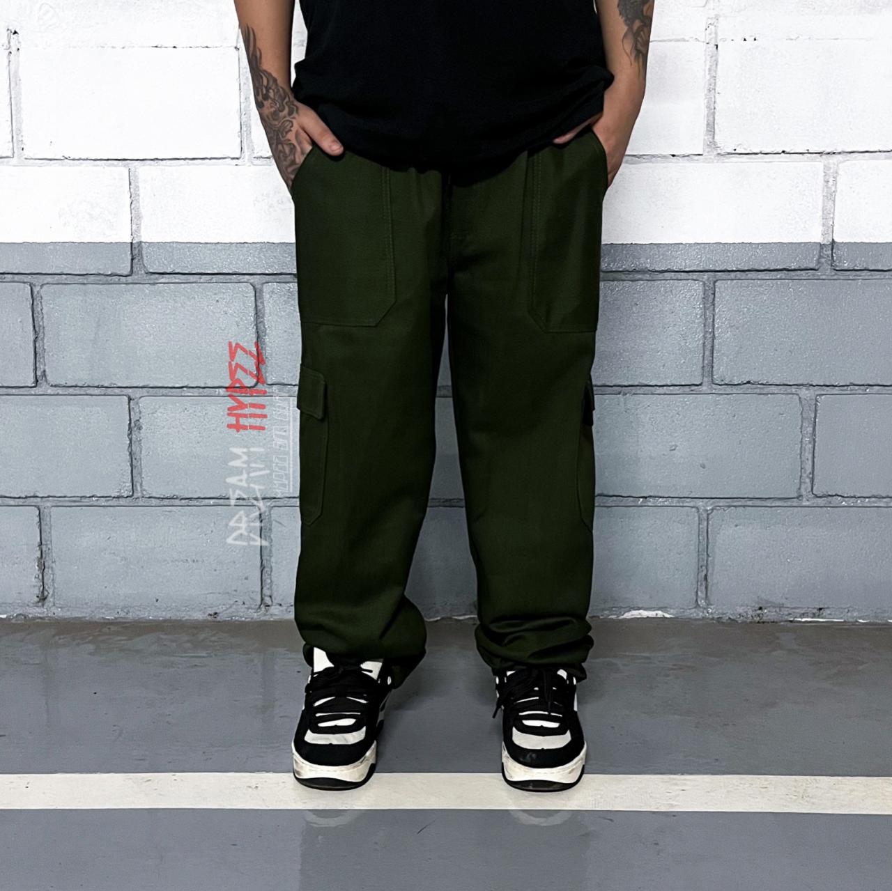Calça Cargo Verde