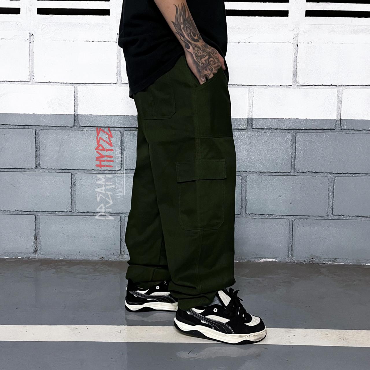Calça Cargo Verde