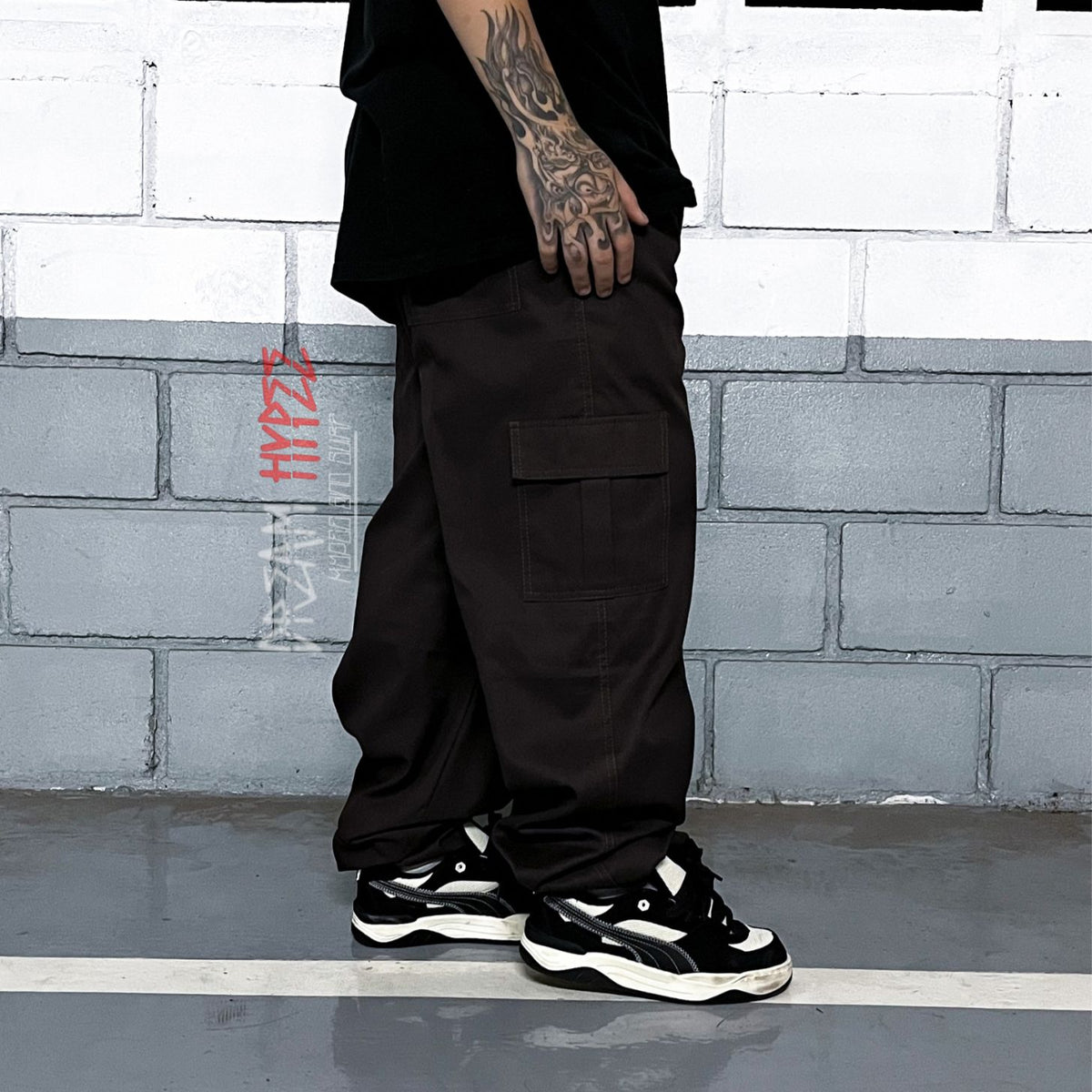 Calça Cargo Marrom