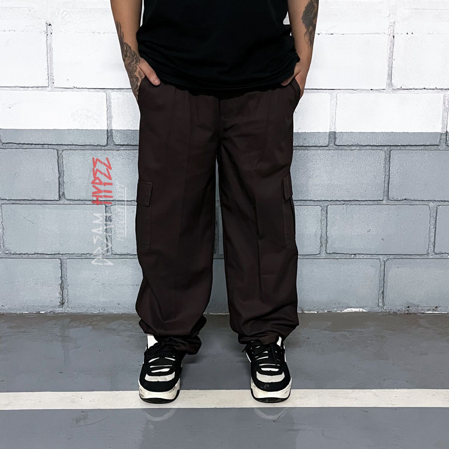 Calça Cargo Marrom