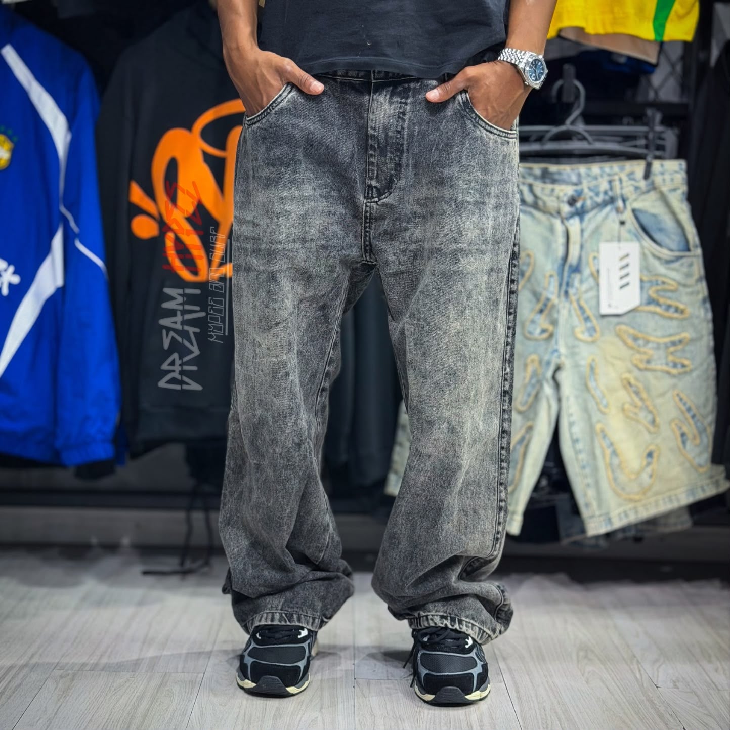 Calça Reta Estonada DMC