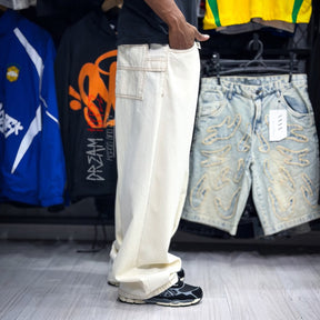 Calça Super Baggy Bege