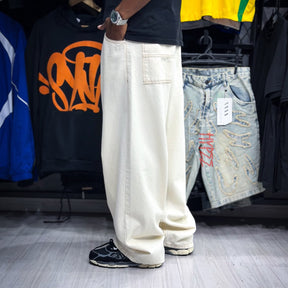 Calça Super Baggy Bege