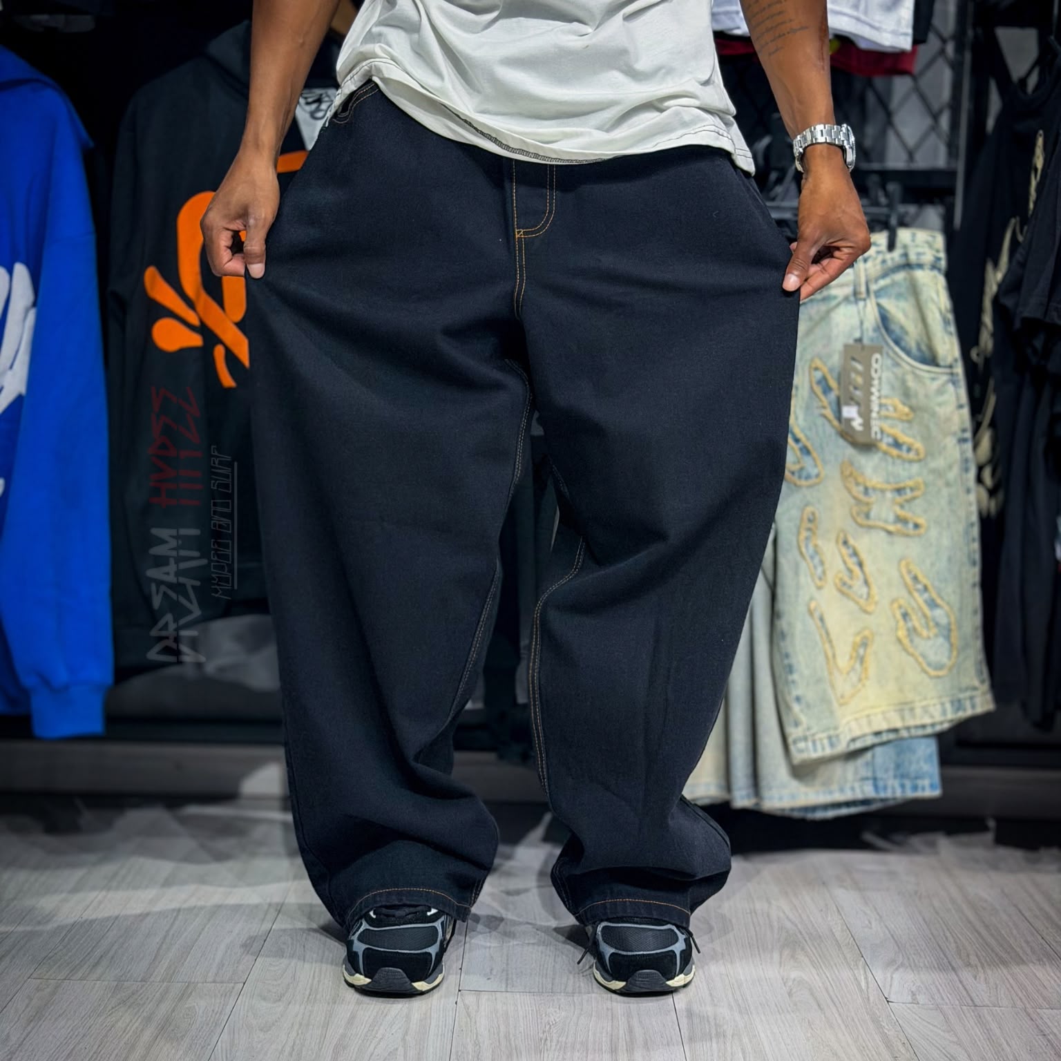 Calça Super Baggy Preta