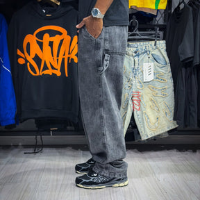 Calça Carper Jeans Marmorizada