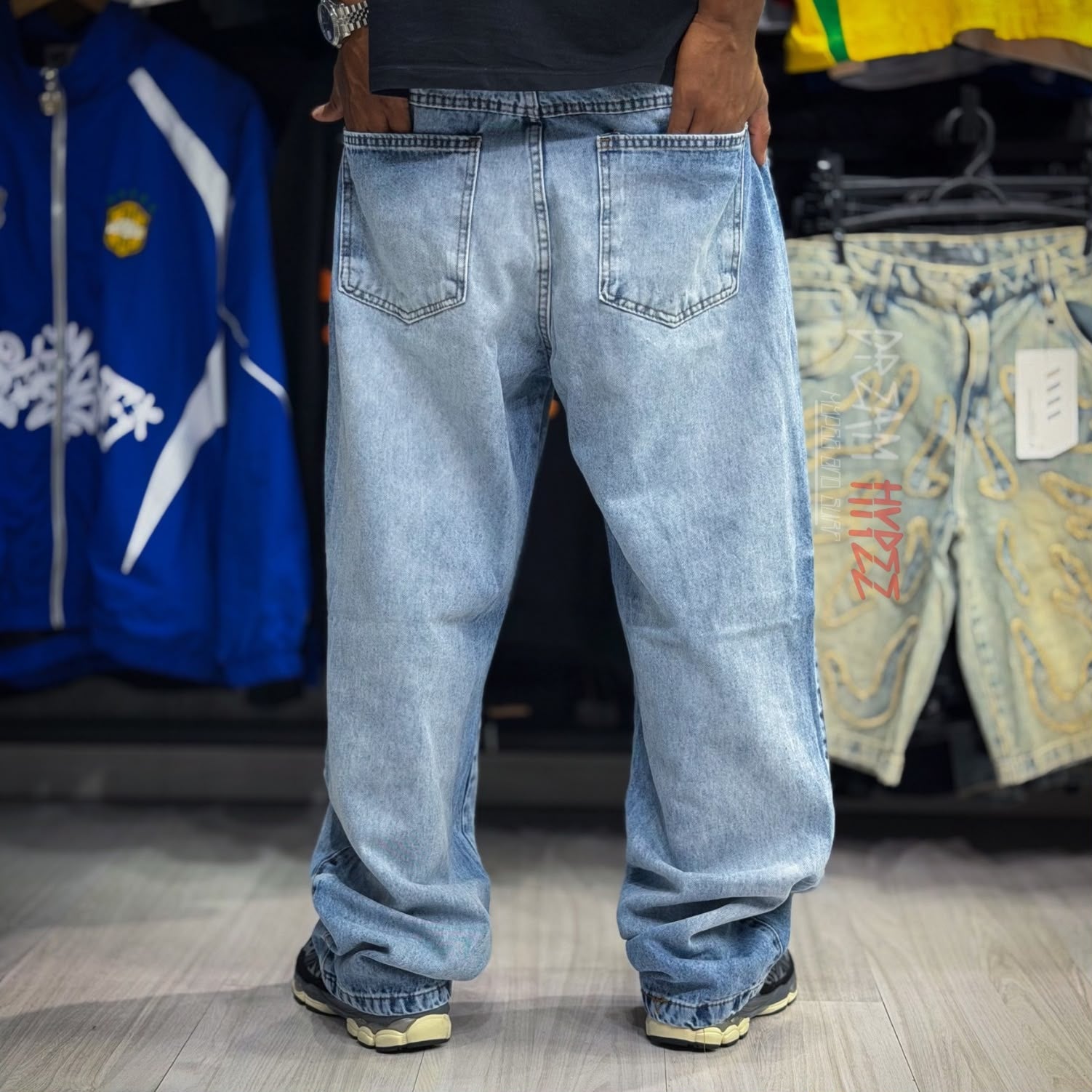 Calça Baggy Azul Claro DMC