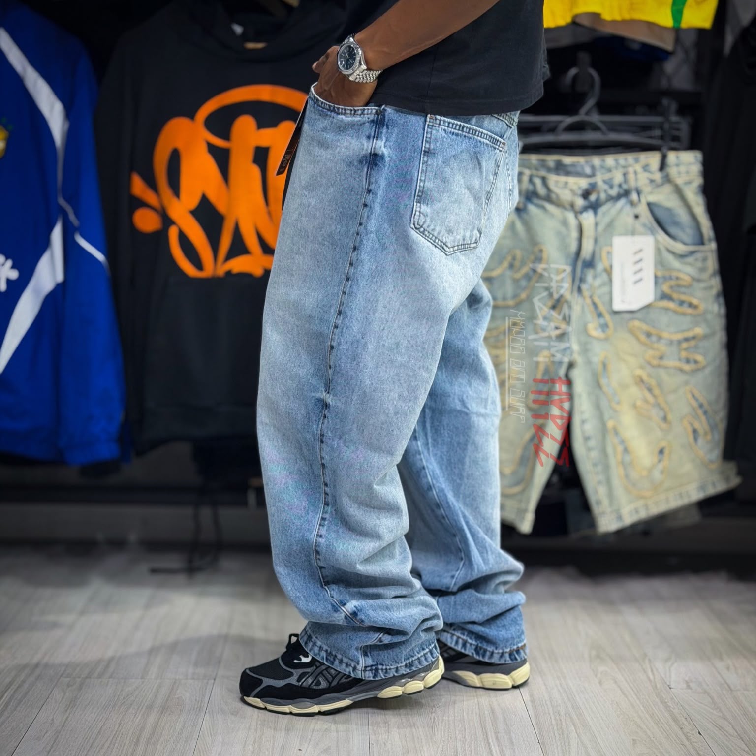 Calça Baggy Azul Claro DMC
