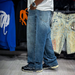 Calça Baggy Jeans Azul DMC