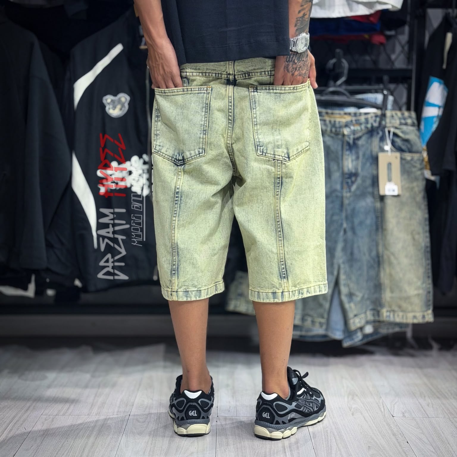 Bermuda Jeans Dirty Mustard DMC